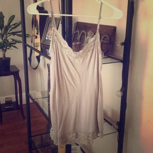 Very soft lacy tank top